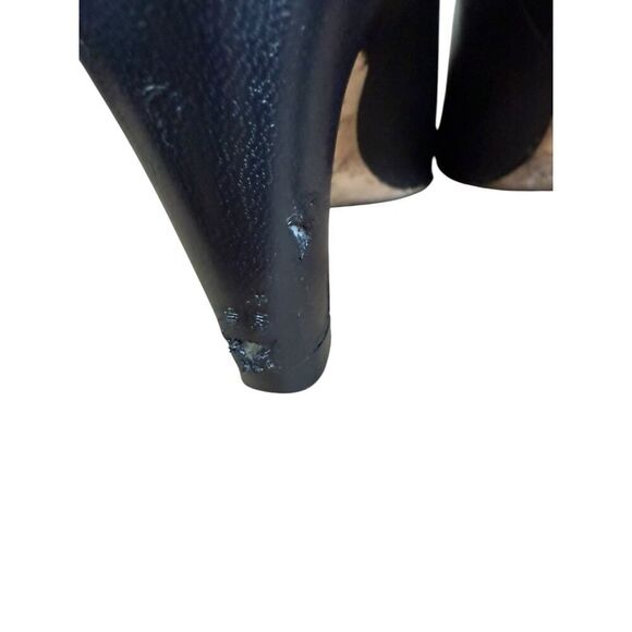 Everlane The Knee-High Banana Heel Boot in Black Leather sz 7 Women's Pull-on - Picture 13 of 16